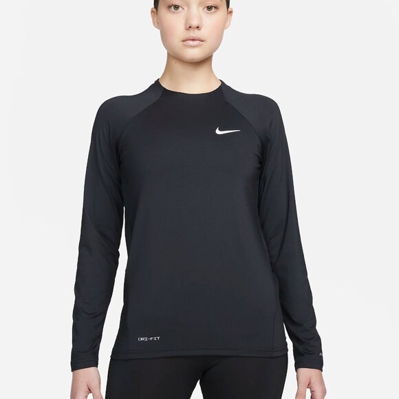 Nike Essential Long-Sleeve Hydroguard Swim Shirt  Women's Size Small - Picture 1 of 2